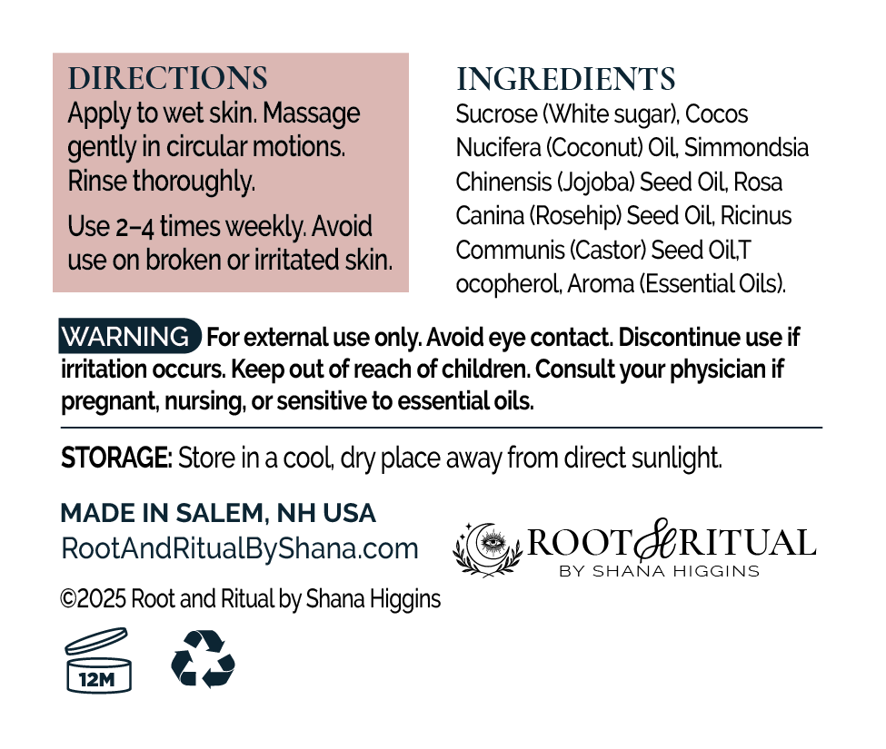 Rose + Frankie Body Scrub