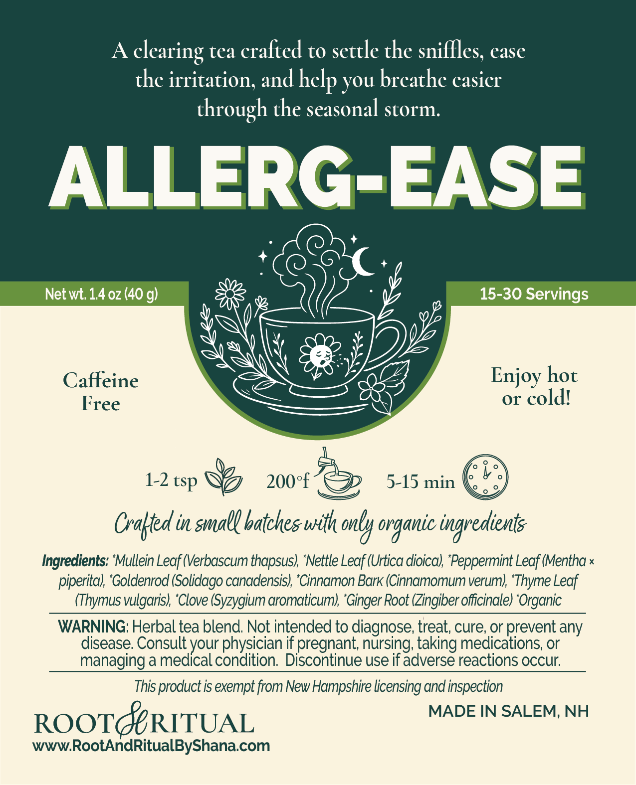 Allerg-Ease Herbal Tea