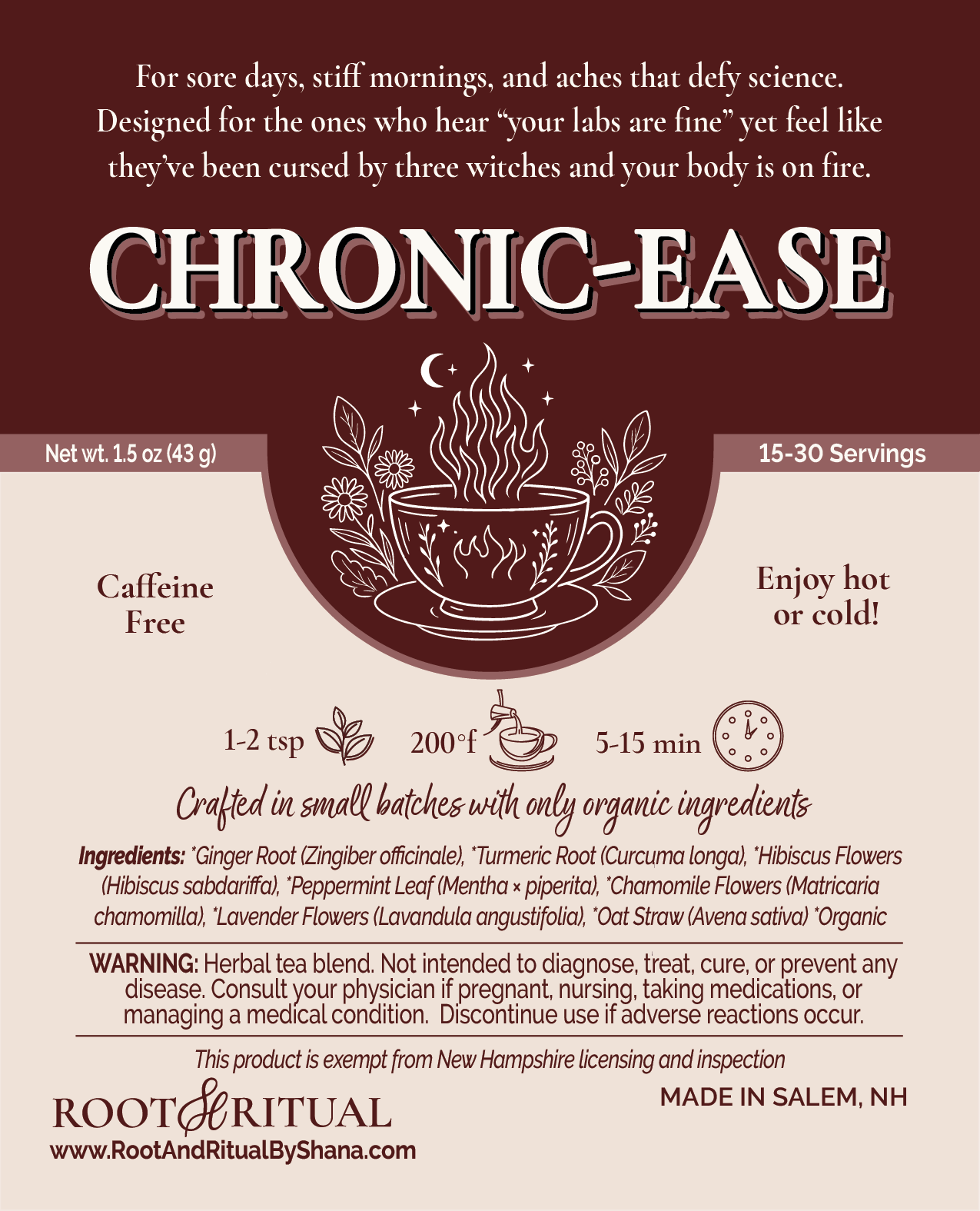 Chronic-Ease Herbal Tea