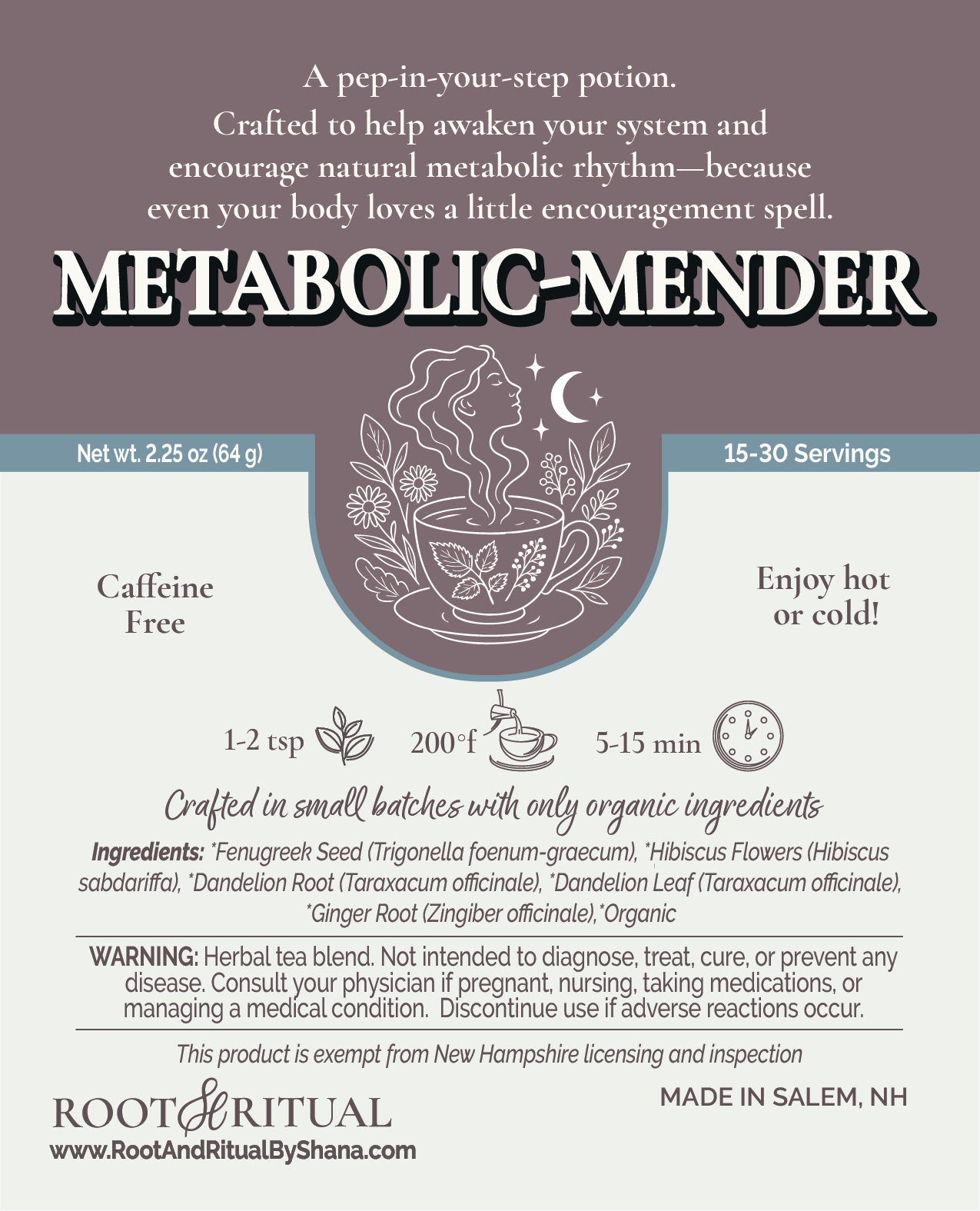 Metabolic Mender Herbal Tea
