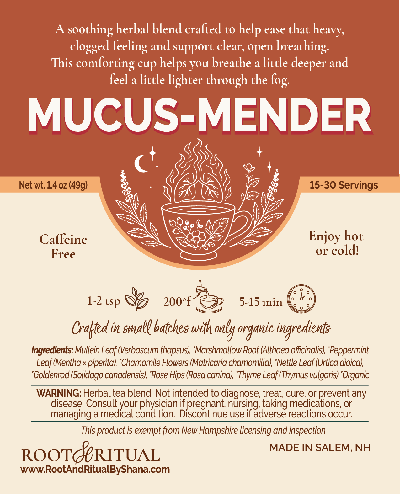 Mucus-Mender Herbal Tea
