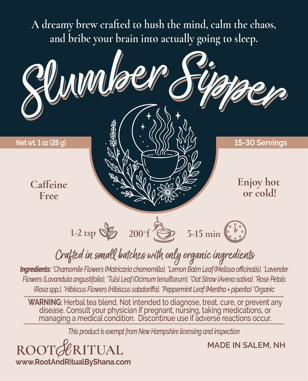 Slumber Sipper Herbal Tea